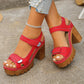 Women's Summer Platform One-Strap Sandals ☀️