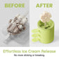 Flower-Shaped Silicone Ice Cream Mold