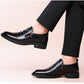 High-end leather✨Men's Retro Business Slip-On Ankle Shoes