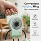 Flexible Robot Desk Fan with LED Light