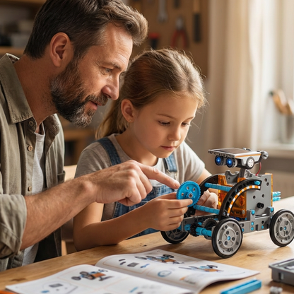 DIY Solar Powered Space Robot Toy