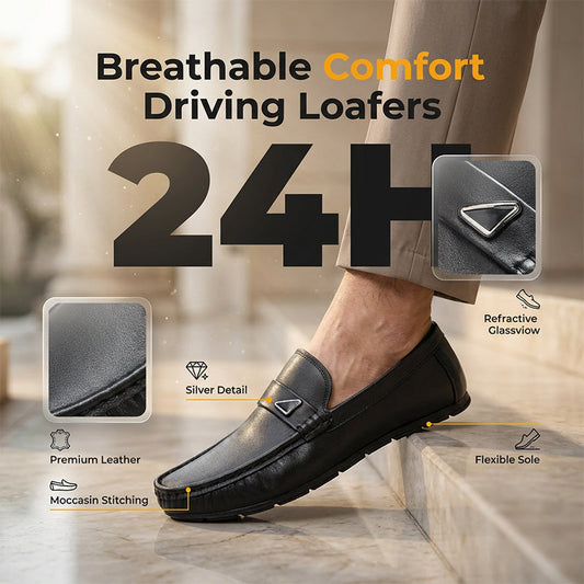 Classic Leather Driving Shoes for Men