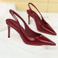 👠Elegant women's patent leather pointed-toe stiletto heels