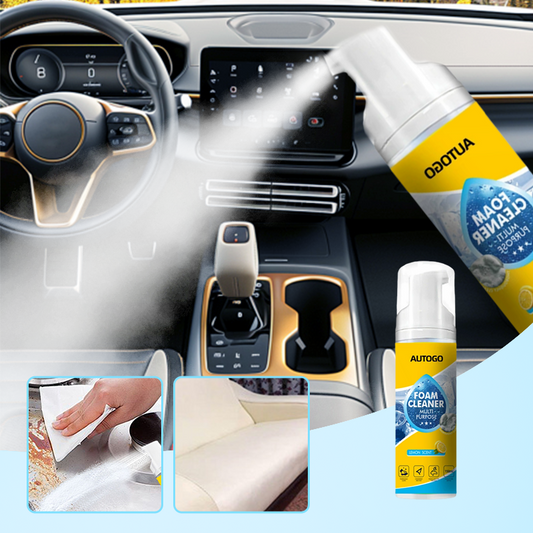 🏆LAST DAY SALE🔥QIFOR 4-in-1 Enzyme Foam Cleaner – Deep Clean for Car Interiors, Sofas & Outdoor Gear🫧👍