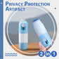 🎉 2026 Sale-Over 26800 Sold! 📢2-in-1 Thermal Paper Privacy Correction Fluid with Box Cutter｜Information Blotting Security Tool ✨