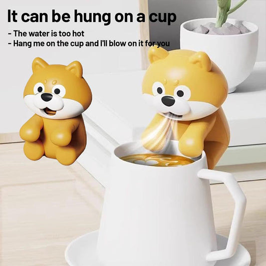 🔥Hot Sale-Cute Dog Clip-On Mini Fan for Cup & Bowl