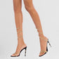 Noble and elegant👠Wrap-Up Rhinestone Strappy High Heels Sandals