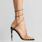 Noble and elegant👠Wrap-Up Rhinestone Strappy High Heels Sandals