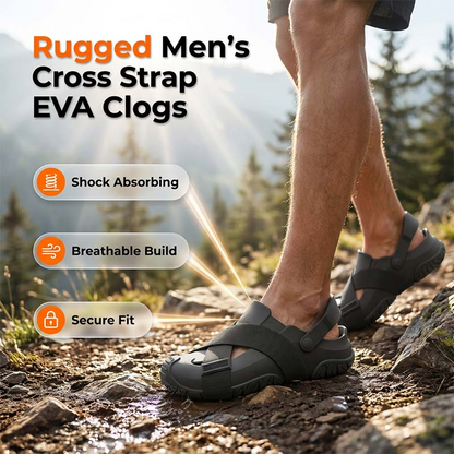 Men's Cross Strap EVA Clogs