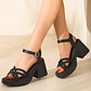 Fairy-style✨Women’s Open Toe High Chunky Heel Sandals