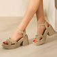 Fairy-style✨Women’s Open Toe High Chunky Heel Sandals