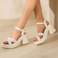 Fairy-style✨Women’s Open Toe High Chunky Heel Sandals
