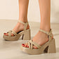 Fairy-style✨Women’s Open Toe High Chunky Heel Sandals