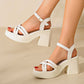 Fairy-style✨Women’s Open Toe High Chunky Heel Sandals