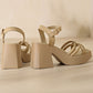 Fairy-style✨Women’s Open Toe High Chunky Heel Sandals