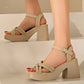 Fairy-style✨Women’s Open Toe High Chunky Heel Sandals