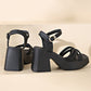 Fairy-style✨Women’s Open Toe High Chunky Heel Sandals