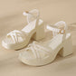 Fairy-style✨Women’s Open Toe High Chunky Heel Sandals
