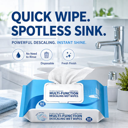 🚿 BUY MORE SAVE MORE 🎁Multi-function Bathroom Descaling Cleaning Wipes