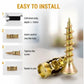 🛠️BUY MORE SAVE MORE🔩Self Drilling Drywall Anchors with Screws Kit💪Easy Install Wall Fixing Accessories