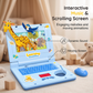 🔥Hot Sale 50% OFF🔥 Interactive Simulation Toy Laptop – Pretend Play Computer with A-Z Keyboard & 1-10 Number Keys, 55+ Songs Lights Sounds, 5 Learning Modes (ABC/Numbers/Music/Games/Messages), Foldable with Handle