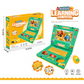 🔥Hot Sale 50% OFF🔥 Interactive Simulation Toy Laptop – Pretend Play Computer with A-Z Keyboard & 1-10 Number Keys, 55+ Songs Lights Sounds, 5 Learning Modes (ABC/Numbers/Music/Games/Messages), Foldable with Handle