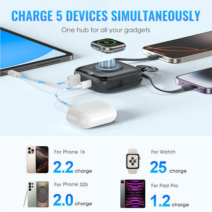 ⚡🔋 Magnetic Power Bank – 15W Fast Charge, 10,000mAh, Slim Design – Instant Juice for iPhone & Android! 📱