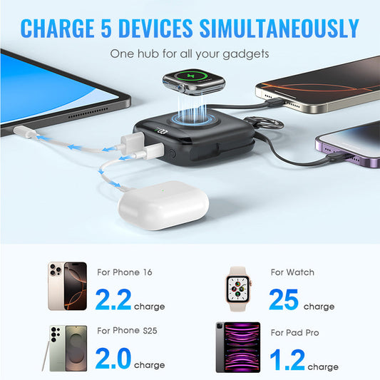 ⚡🔋 Magnetic Power Bank – 15W Fast Charge, 10,000mAh, Slim Design – Instant Juice for iPhone & Android! 📱