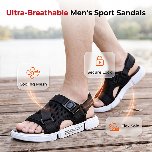🔥50% Off Summer Hot Sale👟Men's Breathable Open Toe Sandals🍃