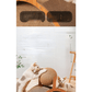 ⏳Sisal Cat Scratcher Ball with Cardboard Pad, 2‑in‑1 Cat Scratching Toy
