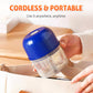 🧄 Wireless Electric Mini Food Chopper — One Press, Freshly Chopped in Seconds! ⚡ USB-C, Cordless, 3 Steel Blades — Save Time Every Meal! 🥗✨