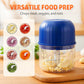 🧄 Wireless Electric Mini Food Chopper — One Press, Freshly Chopped in Seconds! ⚡ USB-C, Cordless, 3 Steel Blades — Save Time Every Meal! 🥗✨