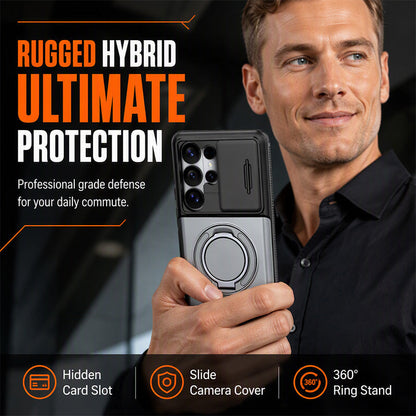 💪 Shockproof 2-in-1 Phone Case with Hidden Card Slot – Protection & Storage in One