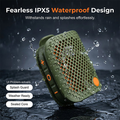 Blast Music Anywhere Instantly! No-Rain TWS Clip Speaker