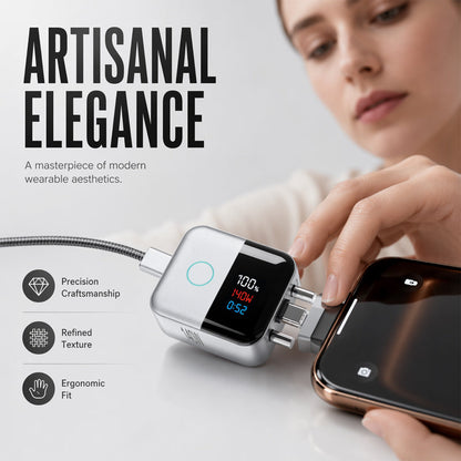 🥳2026 HOT SALE🥳💞50K+ SOLD! ⚡🔋 50% OFF! USB‑C Smart Charging Protector – Auto power disconnect at full charge, LED display shows real‑time voltage & current. Supports up to 140W – protects your battery overnight! 📊🛡️