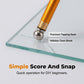 🔧💎 Pro Diamond Glass Cutter – Alloy Handle, Tungsten Wheel – Perfect Score! 🔥