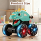 🦖💡 Dinosaur Toy Car – Press & Go, Flashing Lights – Perfect Gift for Kids! 🎁