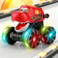🦖💡 Dinosaur Toy Car – Press & Go, Flashing Lights – Perfect Gift for Kids! 🎁