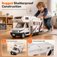 Interactive Toy RV Camping Car Playset with Sound and Light Features Doll and Camping Accessories for Kids