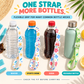 Adjustable Water Bottle Lanyard with Flexible Silicone Ring