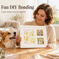 🐾 50% OFF! DIY keepsake set for pet paw prints – wooden frame, soft clay, and space for a photo – preserve a cherished memory forever 🖼️🐱