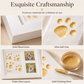 🐾 50% OFF! DIY keepsake set for pet paw prints – wooden frame, soft clay, and space for a photo – preserve a cherished memory forever 🖼️🐱