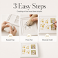 🐾 50% OFF! DIY keepsake set for pet paw prints – wooden frame, soft clay, and space for a photo – preserve a cherished memory forever 🖼️🐱