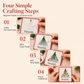 Merry Christmas DIY Greeting Card Making Kit