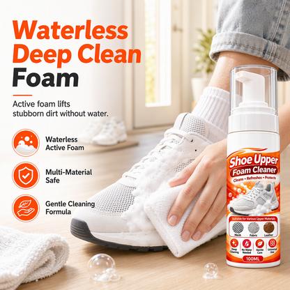 👟 Rinse-Free Shoe Foam Cleaner