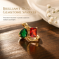 Women's Colorful 12 Birthstone Ring