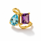 Women's Colorful 12 Birthstone Ring