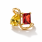Women's Colorful 12 Birthstone Ring