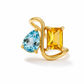 Women's Colorful 12 Birthstone Ring