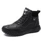 Men's Retro Microfiber Leather Non-Slip Casual Ankle Boots